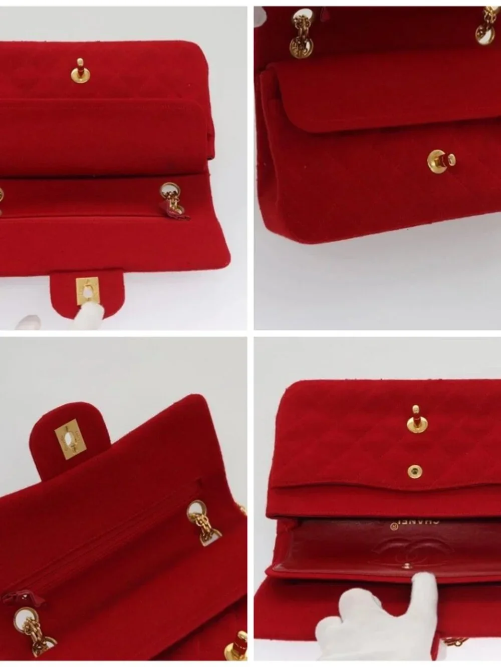 CHANEL brand	chanel color	red